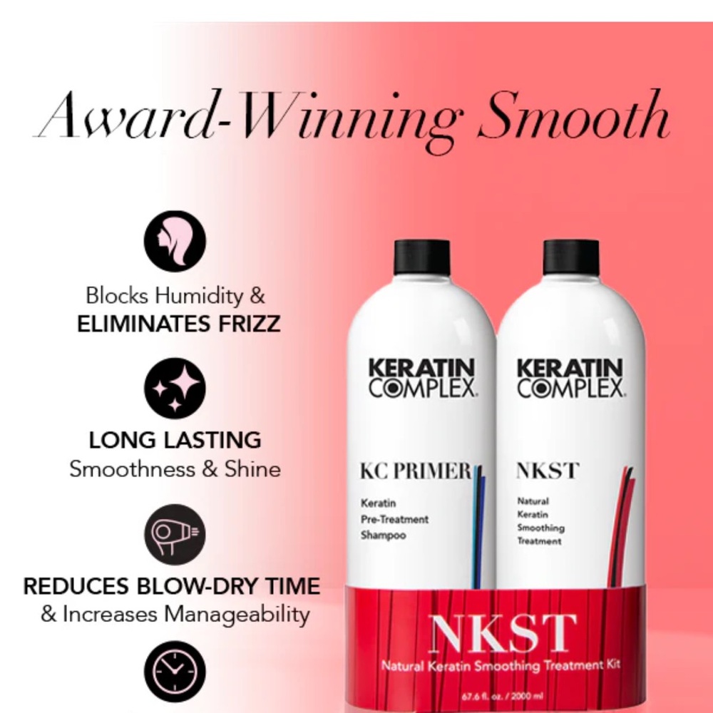 Keratin Complex Smoothing NKST at Home Kit — BONUS SIZE 4oz